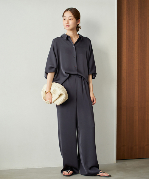 dull satin dolman ブラウス（シャツ/ブラウス）｜Plage（プラージュ