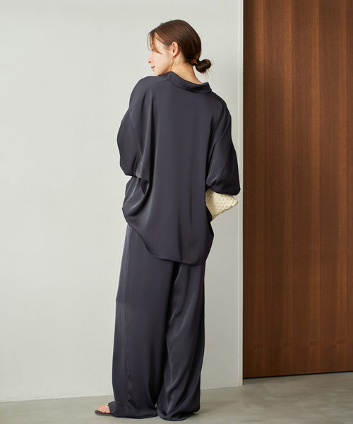 dull satin dolman ブラウス（シャツ/ブラウス）｜Plage（プラージュ