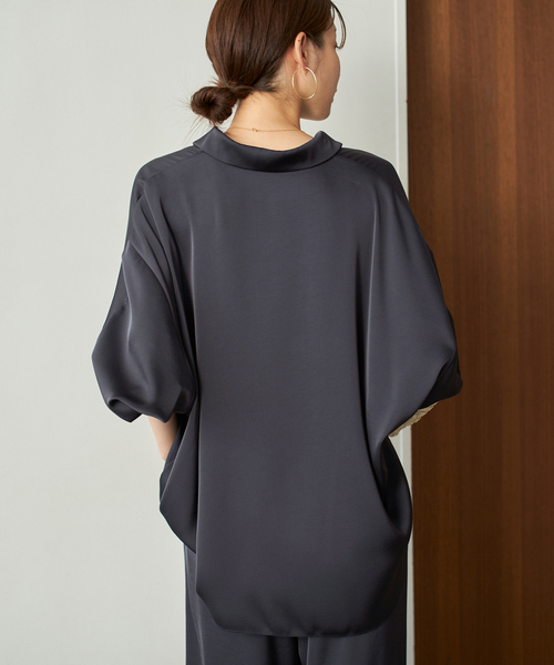 dull satin dolman ブラウス（シャツ/ブラウス）｜Plage（プラージュ