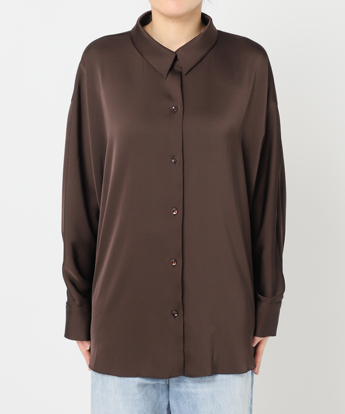 dull satin dolman ブラウス plage25AW dull satin dolman ブラウス（シャツ/ブラウス）｜Plage（プラージュ