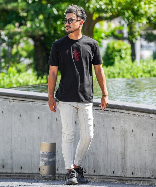 adamsJUGGLER(アダムスジャグラー)の「RTEGローズ/OEティー(Tシャツ/カットソー・メンズ・ブラック/ホワイト・XXL/XL/S/L/M)」の6枚目の写真