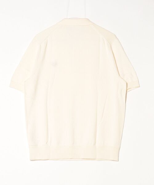 フレッドペリー ホワイト ポロシャツ セール】FRED PERRY COTTON KNITTED SHIRT K9725（ポロシャツ