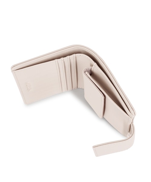 MURUA（ムルーア）の「MURUA(ムルーア)二つ折り財布 MR-W1373 スタッズ（財布・レディース・ワイン/ブラック/ベージュ・FREE）」の15枚目の写真