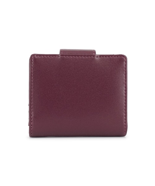 MURUA（ムルーア）の「MURUA(ムルーア)二つ折り財布 MR-W1373 スタッズ（財布・レディース・ワイン/ブラック/ベージュ・FREE）」の18枚目の写真