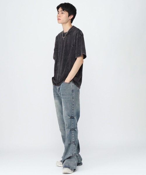 3.3 Field Trip (3.3フィールドトリップ)の「3.3 Field Trip/ネックラウンドT(Tシャツ/カットソー・メンズ・ブラック/チャコール・MEDIUM/LARGE)」の4枚目の写真