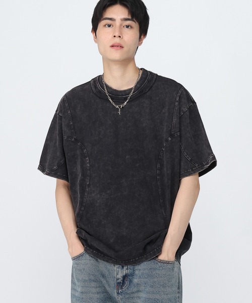 3.3 Field Trip (3.3フィールドトリップ)の「3.3 Field Trip/ネックラウンドT(Tシャツ/カットソー・メンズ・ブラック/チャコール・MEDIUM/LARGE)」の12枚目の写真