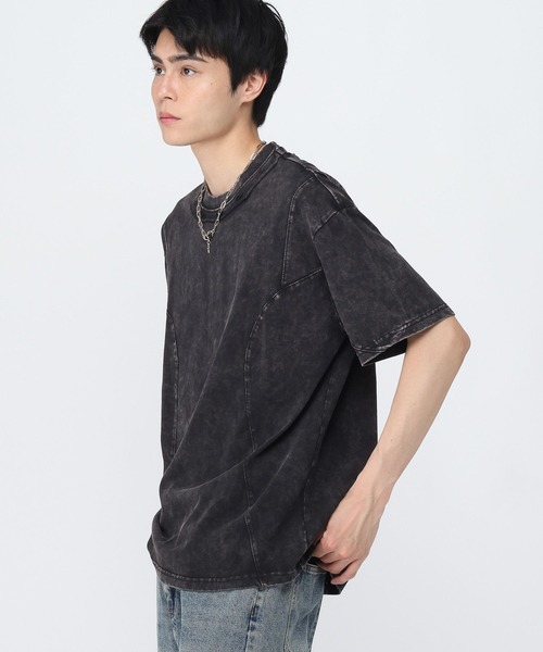 3.3 Field Trip (3.3フィールドトリップ)の「3.3 Field Trip/ネックラウンドT(Tシャツ/カットソー・メンズ・ブラック/チャコール・MEDIUM/LARGE)」の13枚目の写真