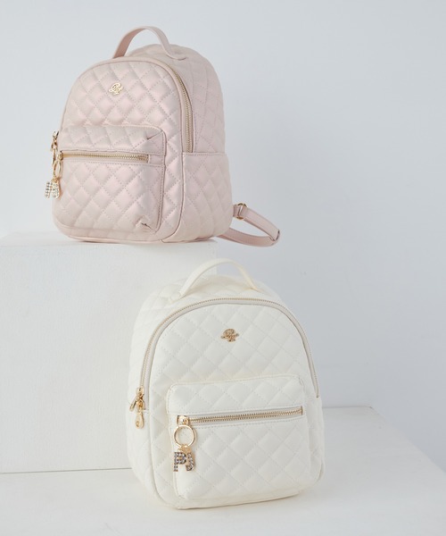 PAUL & JOE ACCESSOIRES(ポールアンドジョーアクセソワ)の「PAUL & JOE ACCESSOIRES (ポール&ジョーアクセソワ)ミニリュック PJA-B1259 キルティング(バックパック/リュック・レディース・ピンク/ブラック/アイボリー・FREE)」の18枚目の写真