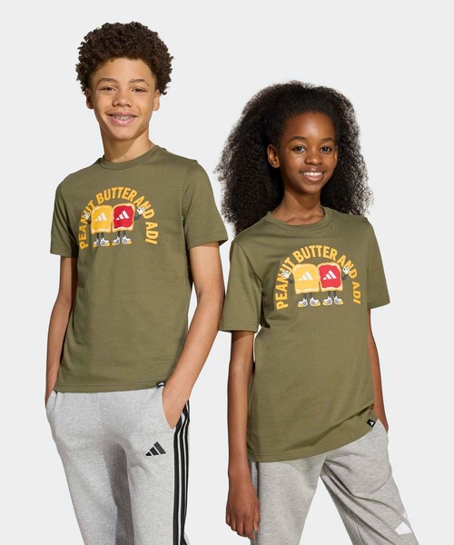 ミラクル☆フルーツ アディダス 150㎝ 半袖 セール】フードグラフィック半袖Tシャツ キッズ / アディダス