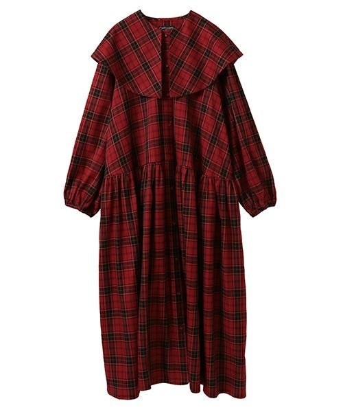 Candy Stripper（キャンディストリッパー）の「CELEBRATE BIG COLLAR ドレス（ワンピース・レディース・ブラック/レッド・FREE）」の22枚目の写真