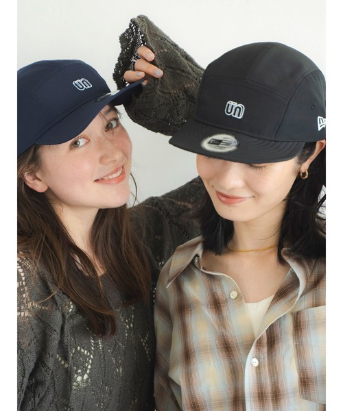 NEW ERA(ニューエラ)の「NEW ERA別注UNロゴジェットキャップ(キャップ・レディース・ネイビー/ブラック・FREE)」の2枚目の写真
