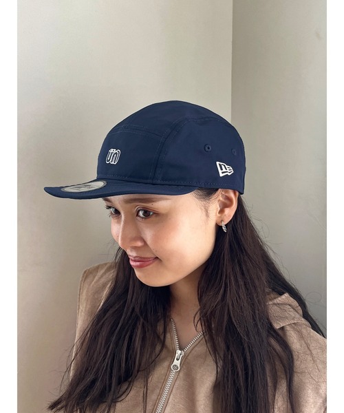 NEW ERA(ニューエラ)の「NEW ERA別注UNロゴジェットキャップ(キャップ・レディース・ネイビー/ブラック・FREE)」の4枚目の写真