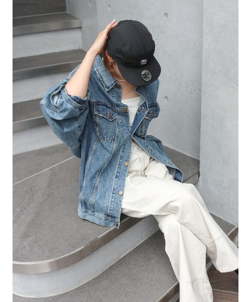 NEW ERA(ニューエラ)の「NEW ERA別注UNロゴジェットキャップ(キャップ・レディース・ネイビー/ブラック・FREE)」の17枚目の写真