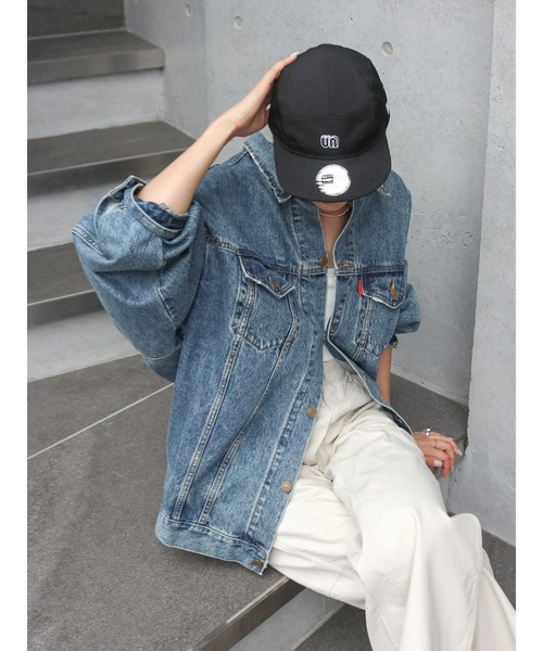 NEW ERA(ニューエラ)の「NEW ERA別注UNロゴジェットキャップ(キャップ・レディース・ネイビー/ブラック・FREE)」の11枚目の写真