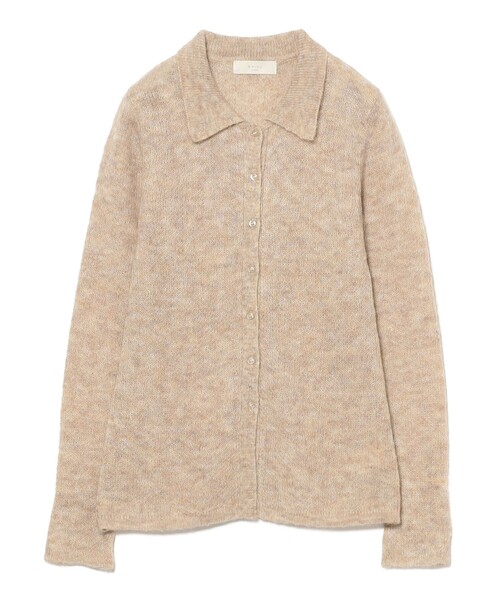B:MING by BEAMS(ビーミングバイビームス)の「モヘヤ混 ポロ ニット(ニット/セーター・レディース・ブラウン系その他/オレンジ/グレー・ONE SIZE)」の8枚目の写真