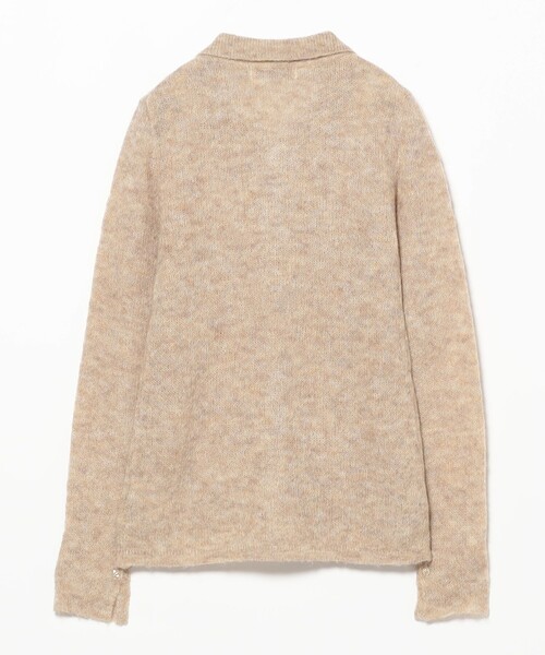 B:MING by BEAMS(ビーミングバイビームス)の「モヘヤ混 ポロ ニット(ニット/セーター・レディース・ブラウン系その他/オレンジ/グレー・ONE SIZE)」の9枚目の写真