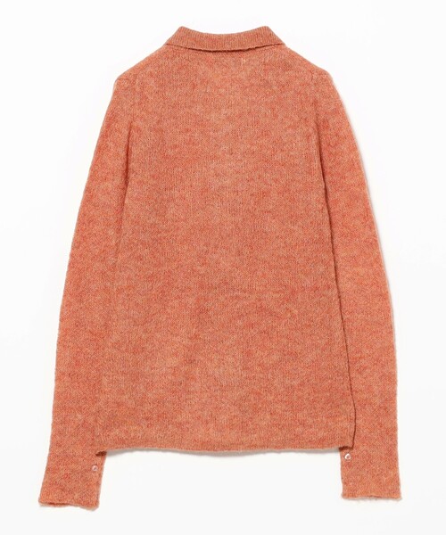 B:MING by BEAMS(ビーミングバイビームス)の「モヘヤ混 ポロ ニット(ニット/セーター・レディース・ブラウン系その他/オレンジ/グレー・ONE SIZE)」の14枚目の写真