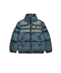 ★DIESEL ディーゼル★ジップアップジャケット L アメリカン ブルゾン DIESEL ディーゼル デニム レザーコンビネーション ジップ