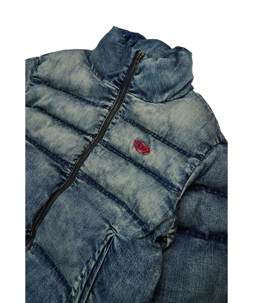 DIESEL(ディーゼル)の「キッズ パファージャケット JWMONS(ブルゾン・キッズ・インディゴブルー・10Y/12Y/16Y/14Y/4Y/8Y/6Y)」の4枚目の写真