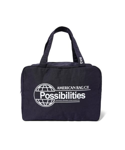 AMERICAN RAG CIE（アメリカンラグシー）の「【MEN , WOMEN】for BAYFLOW GLOBE MINI BOSTON BAG（ボストンバッグ・レディース・グレー/ネイビー・FREE）」の2枚目の写真