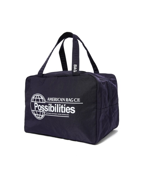 AMERICAN RAG CIE（アメリカンラグシー）の「【MEN , WOMEN】for BAYFLOW GLOBE MINI BOSTON BAG（ボストンバッグ・レディース・グレー/ネイビー・FREE）」の7枚目の写真