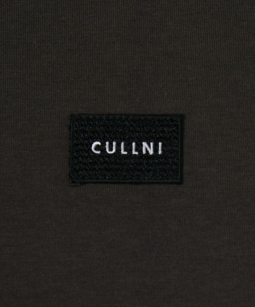 CULLNI（クルニ）の「Layerd Rib Embroidery Patch Sleeve Pullover（Tシャツ/カットソー・メンズ・ブラック/チャコール/ホワイト・2/1/0）」の15枚目の写真