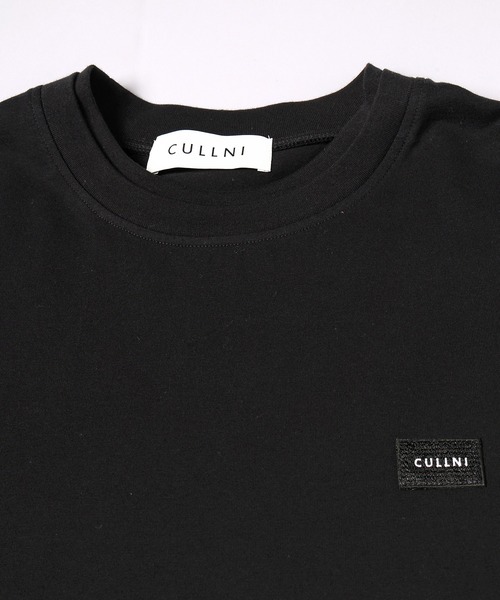 CULLNI（クルニ）の「Layerd Rib Embroidery Patch Sleeve Pullover（Tシャツ/カットソー・メンズ・ブラック/チャコール/ホワイト・2/1/0）」の18枚目の写真