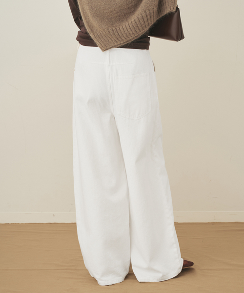 プラージュ　チノパン ベージュ　2タック　plage 追加》CHINO BAGGY パンツ 2（チノパンツ）｜Plage（プラージュ