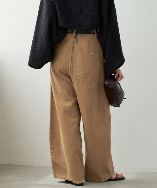 plage（プラージュ）の「《追加》CHINO BAGGY パンツ 2（チノパンツ・レディース・ホワイト/ベージュ・38/36/34）」の18枚目の写真