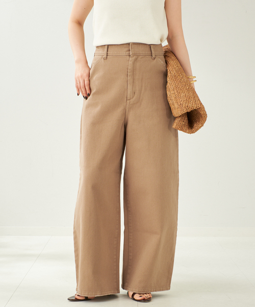 plage（プラージュ）の「《追加》CHINO BAGGY パンツ 2（チノパンツ・レディース・ホワイト/ベージュ・38/36/34）」の9枚目の写真