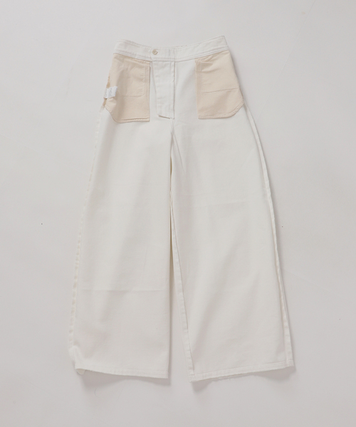 plage（プラージュ）の「《追加》CHINO BAGGY パンツ 2（チノパンツ・レディース・ホワイト/ベージュ・38/36/34）」の14枚目の写真