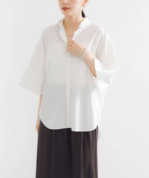 【naomi】URBAN RESEARCH ハーフスリーブ　ブラウス セール】ハーフスリーブシャツ（シャツ/ブラウス）｜URBAN RESEARCH
