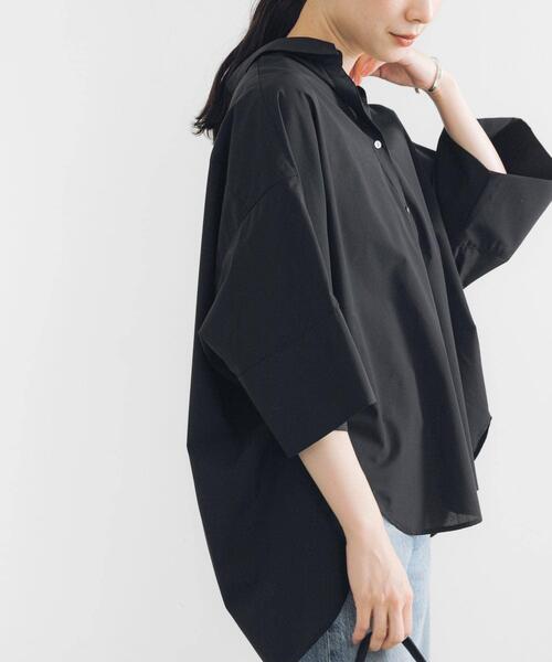 URBAN RESEARCH（アーバンリサーチ）の「ハーフスリーブシャツ（シャツ/ブラウス・レディース・ブラック/ホワイト/その他1/その他2/ブルー・FREE）」の14枚目の写真