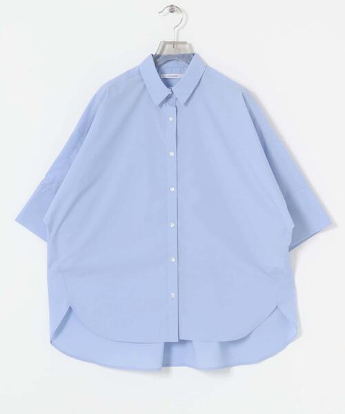 URBAN RESEARCH(アーバンリサーチ)の「ハーフスリーブシャツ(シャツ/ブラウス・レディース・ブラック/ホワイト/その他1/その他2/ブルー・FREE)」の7枚目の写真