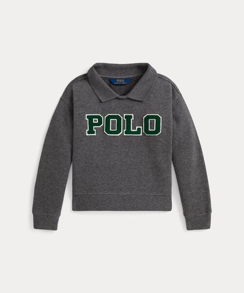 ロゴ フリース ポロ スウェットシャツ（スウェット）｜POLO RALPH
