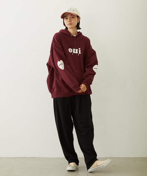 MILKFED.(ミルクフェド)の「CHENILLE LOGO EMBROIDERY MELTON CAP(キャップ・レディース・オフホワイト/ブラック/グレー・ONE SIZE)」の17枚目の写真