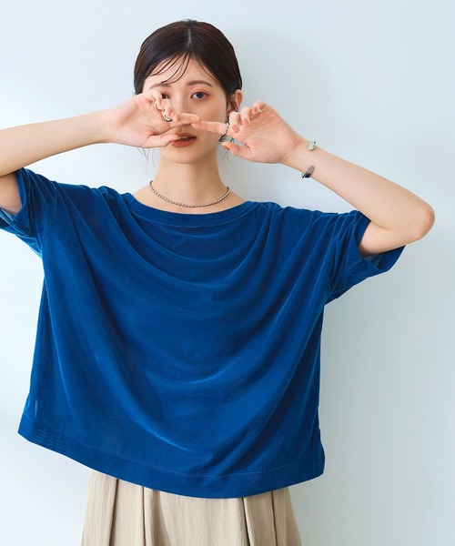 seyto サイズ2 / クラッシュベロアTシャツ seyto サイズ2 / クラッシュベロアTシャツ Crash velours T