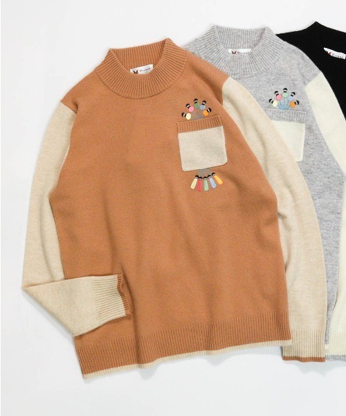 PICONE ピッコーネ　カシミヤ100% タートルネック　ニット　セーター　M ピッコーネカシミアセーター 美品 ピッコーネ カシミヤ タートルニット