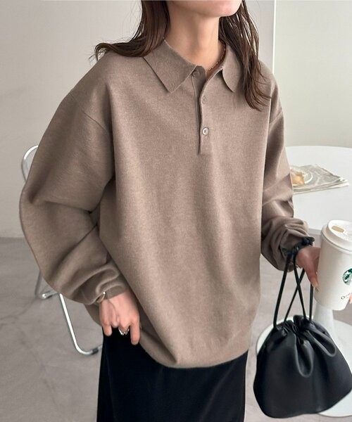 ユニセックス】ソフトタッチニットポロ（ニット/セーター）｜DISCOAT