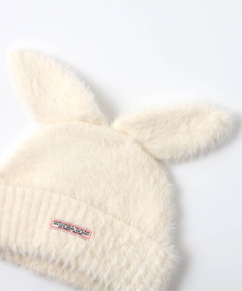 BREEZE（ブリーズ）の「アニマルニット帽（ニットキャップ/ビーニー・キッズ・パープル/オフホワイト/ブラック・58/54/50）」の16枚目の写真