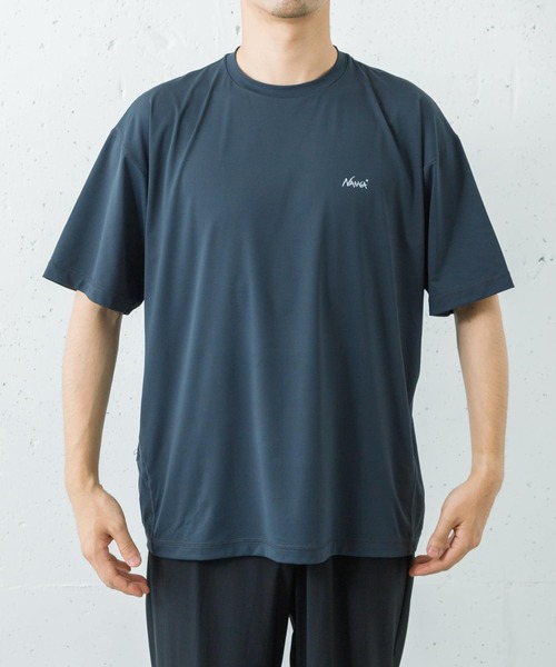 NANGA（ナンガ）の「『別注』NANGA×URBAN RESEARCH RASH GUARD SHORT-SLEEVE（Tシャツ/カットソー・メンズ・ブラック/チャコールグレー・LARGE/MEDIUM）」の3枚目の写真