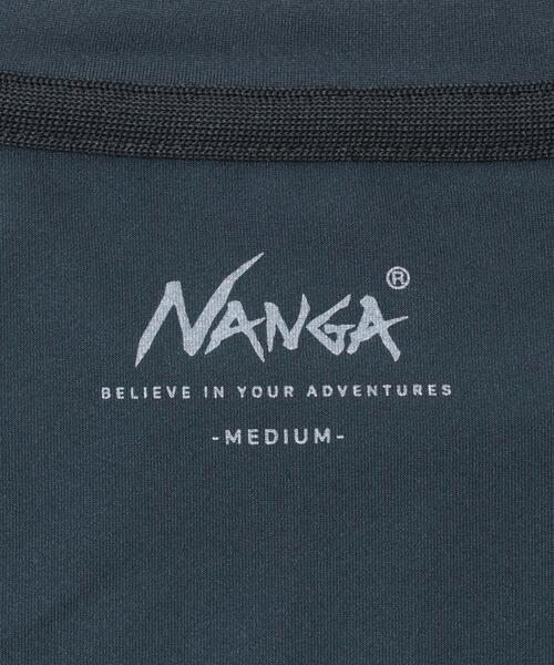 NANGA（ナンガ）の「『別注』NANGA×URBAN RESEARCH RASH GUARD SHORT-SLEEVE（Tシャツ/カットソー・メンズ・ブラック/チャコールグレー・LARGE/MEDIUM）」の19枚目の写真