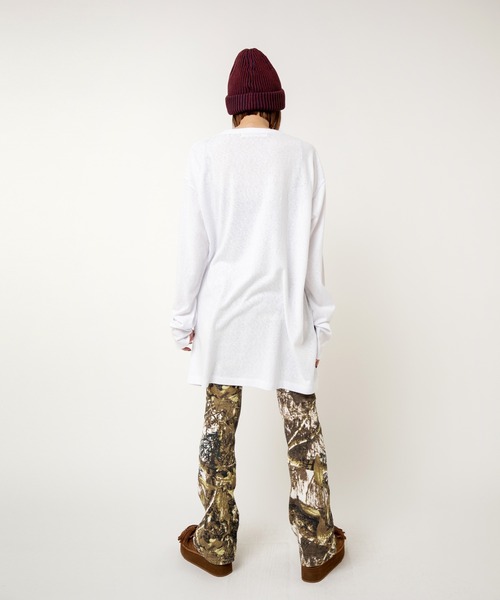 RNA（アールエヌエー）の「E5120 2カラーリブニットキャップ（ニットキャップ/ビーニー・レディース・ブラック×グレー/バーガンディー/グリーン×オレンジ・FREE）」の21枚目の写真