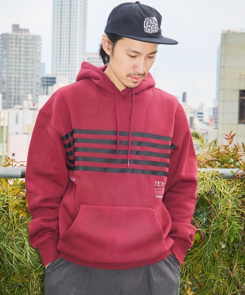Tenga x Y.E.S Stripe Hoodie Red（パーカー）｜TENGA（テンガ）の