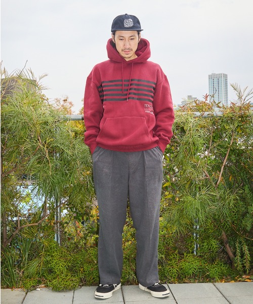 TENGA(テンガ)の「Tenga x Y.E.S Stripe Hoodie Red(パーカー・メンズ・レッド・X-LARGE/LARGE/MEDIUM)」の9枚目の写真