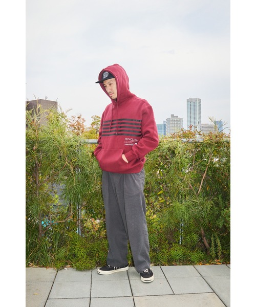 TENGA(テンガ)の「Tenga x Y.E.S Stripe Hoodie Red(パーカー・メンズ・レッド・X-LARGE/LARGE/MEDIUM)」の11枚目の写真