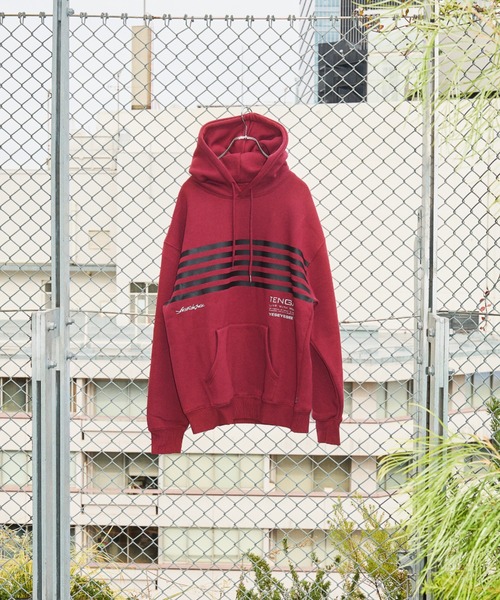 TENGA(テンガ)の「Tenga x Y.E.S Stripe Hoodie Red(パーカー・メンズ・レッド・X-LARGE/LARGE/MEDIUM)」の16枚目の写真
