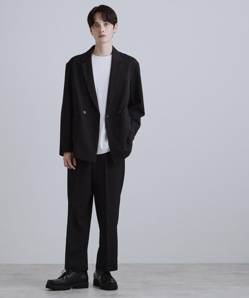 tk.TAKEO KIKUCHI(ティーケータケオキクチ)の「【セットアップ対応】テッククレープテーラードジャケット(テーラードジャケット・メンズ・ブラック/ブラウン系その他/チャコールグレー・01/02/03)」の16枚目の写真