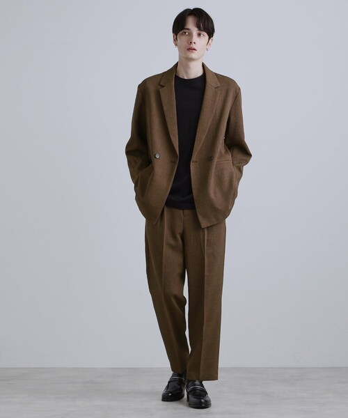tk.TAKEO KIKUCHI(ティーケータケオキクチ)の「【セットアップ対応】テッククレープテーラードジャケット(テーラードジャケット・メンズ・ブラック/ブラウン系その他/チャコールグレー・01/02/03)」の5枚目の写真