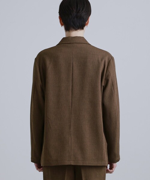 tk.TAKEO KIKUCHI(ティーケータケオキクチ)の「【セットアップ対応】テッククレープテーラードジャケット(テーラードジャケット・メンズ・ブラック/ブラウン系その他/チャコールグレー・01/02/03)」の10枚目の写真